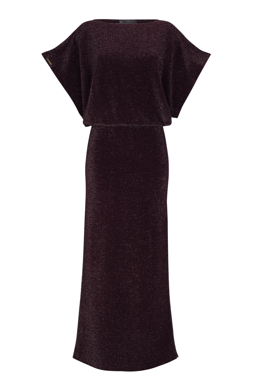 Lamé Organic Cotton Knit Evening Kimono Dress – Carina Hildebrandt