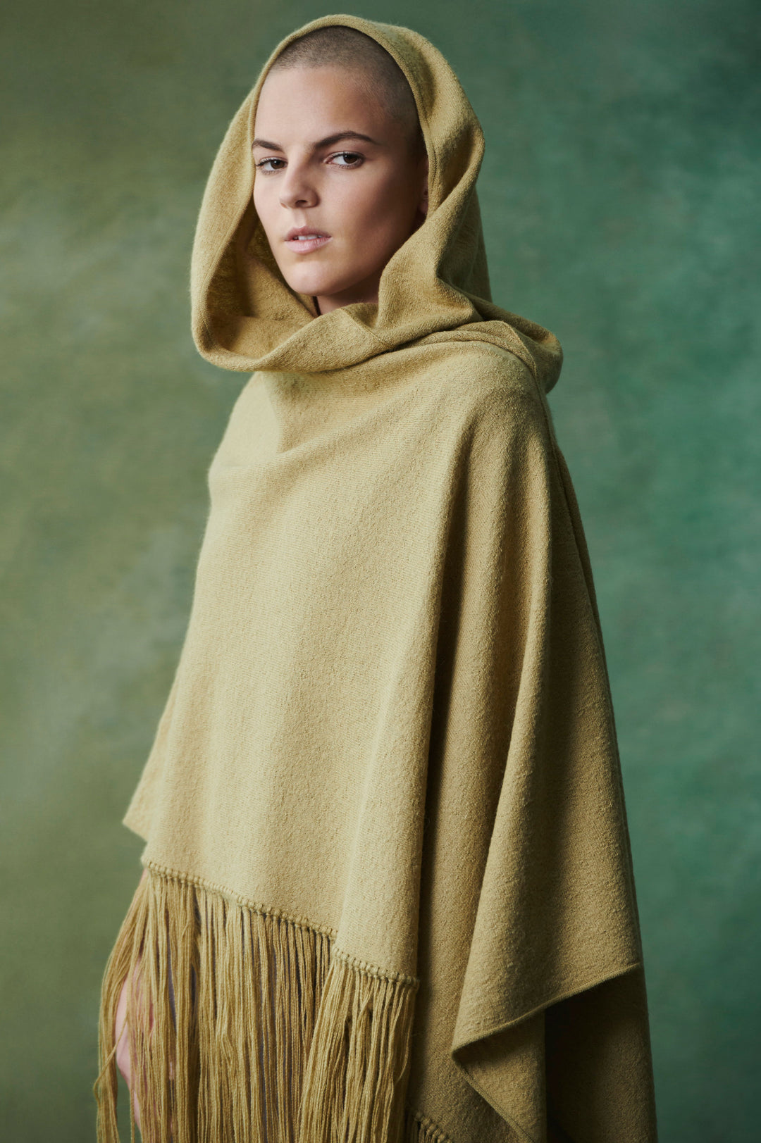 Fringe Light Felt Poncho – Carina Hildebrandt